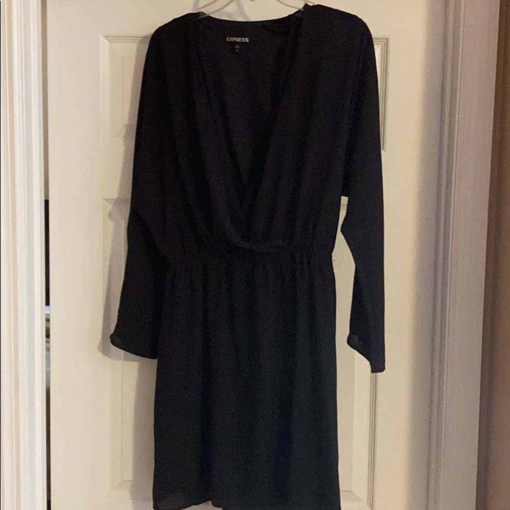 Black long sleeve dress